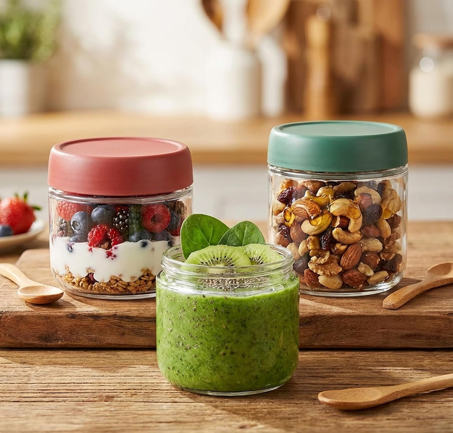 3pack-overnight-oats-containers-with-lids-10oz-glass-jar-with-scew-lid-salad-dressing-fruit-veggies-sauce-snacks-meal-prep-food-containers-spice-jars-wide-mouth-storage-containers