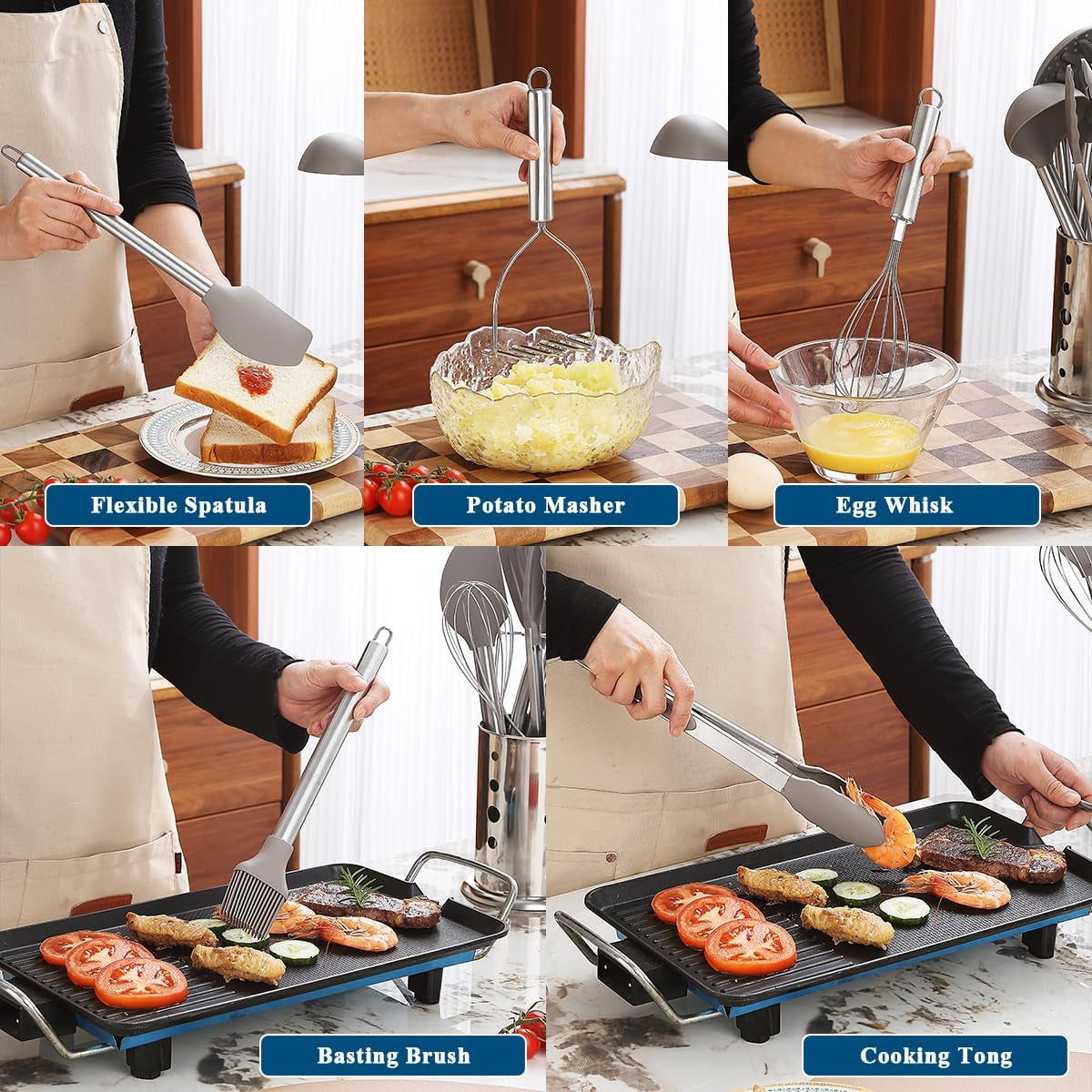 kitchen-utensils-set-38-pieces-non-stick-silicone-cooking-utensils-set-spoon-spatula-set-with-sturdy-stainless-steel-utensil-holder-dishwasher-safe