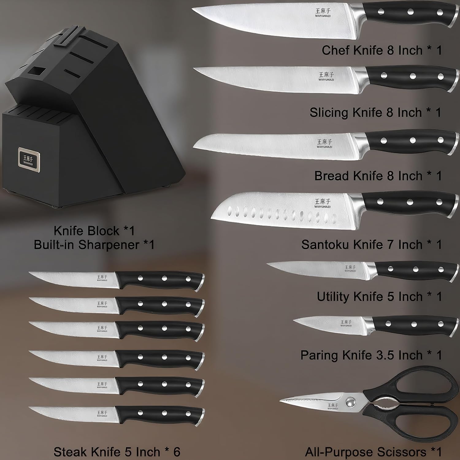 15-pcs-knife-block-set-high-carbon-steel-black-pro-built-in-sharpener-dishwasher-safe-knives-full-tang-triple-rivet-varnished-hardwood-block-for-improved-moisture-resistance