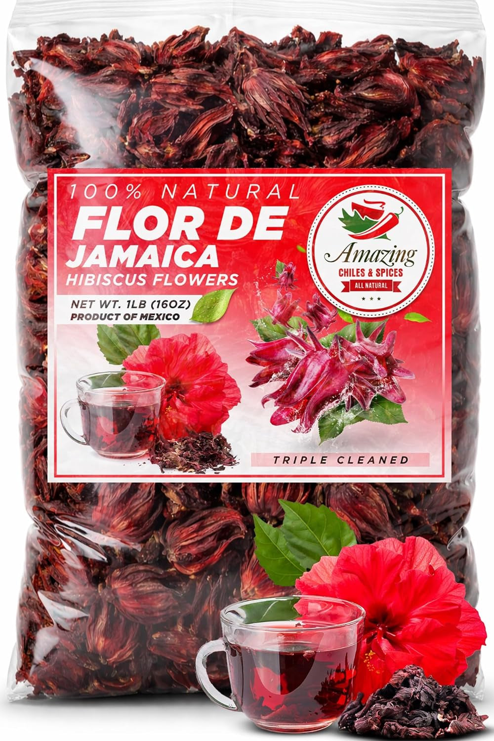 hibiscus-flowers-1lb-16oz-all-natural-triple-cleaned-whole-soft-flowers-and-petals-flor-de-jamaica-great-for-hot-or-iced-tea-and-agua-fresca-by-amazing-chiles-and-spices-caffeine-free-tart-petals-triple-cleaned-brew-hot-or-iced-hibiscus-tea-sorrel-cocktails-all-natural-resealable-bag