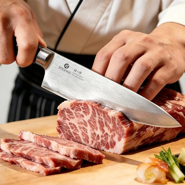 8.5 Inch Pro Chef Knife,Triple-Layer Composite Blade Japanese Knife6