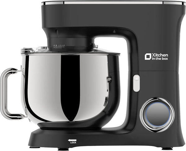 Stand Mixer 8.5 QT, 900 Watt Heavy Dough Mixer (Black) | 10 Speed Adjustable, 8.5 Quart Mixing Bowl with Handle, Tilt-Head, Whisk, Flat Beater and Splash Guard1