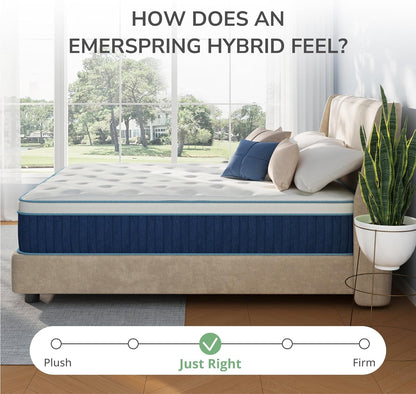 10 Inch Queen Hybrid Mattress in a Box, Medium Firm7
