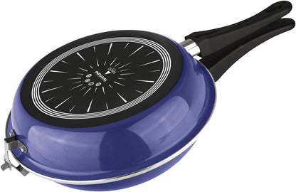 Frittata 9.4-Inch Nonstick Double Sided Frying Pan, All-Stovetops Compatible, Dishwasher Safe – Ideal for Spanish Tortilla1