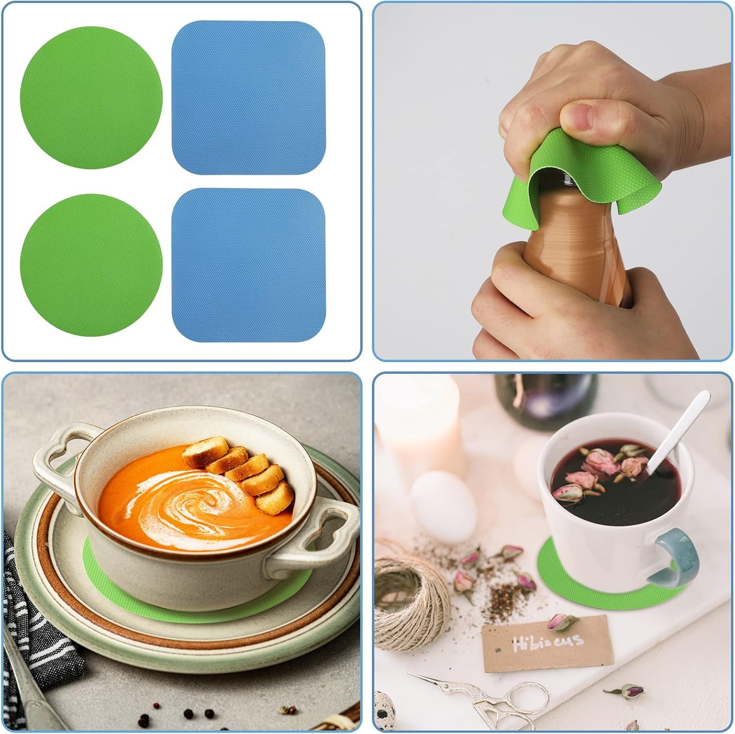 4pcs-jar-opener-gripper-pad-for-seniors-with-weak-hands-rubber-multi-function-silicone-bottle-opener-lid-cap-rubber-gripper-pads-kitchen-coasters-gadgets-light-blue-green