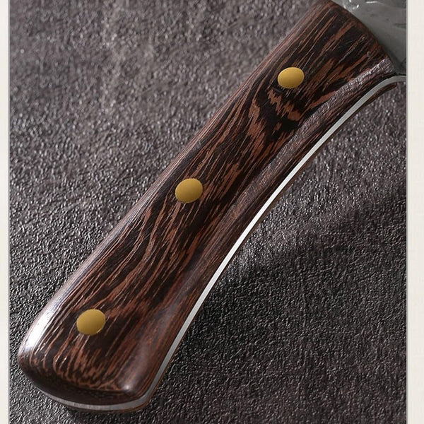 Meat Cleaver Knife, 8 Inch Handmade Kitchen Knife Chef Knife High-Carbon Meat Vegetable Chopper Traditional Butcher Cleaver Slicing Knife Cooking Tools5