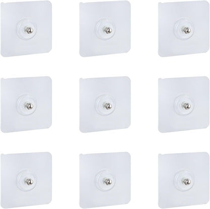 12PCS 18Mm Adhesive Suction Sticker for No-Drilling Bathroom Shower Shelf, Absorbent Sticker, Bathroom Shower Stand Self-Adhesive1
