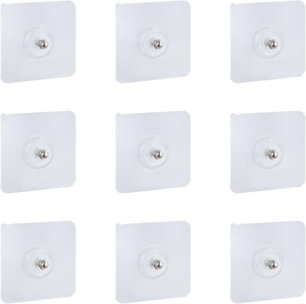 12PCS 18Mm Adhesive Suction Sticker for No-Drilling Bathroom Shower Shelf, Absorbent Sticker, Bathroom Shower Stand Self-Adhesive1