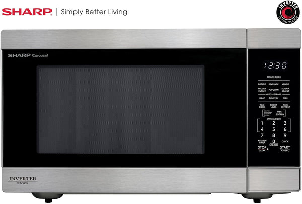 SMC2266KS 2.2 Cu. Ft. 1200W Stainless Steel Countertop Microwave Oven | Stainless Steel, Removable 16.5" Carousel Turntable11