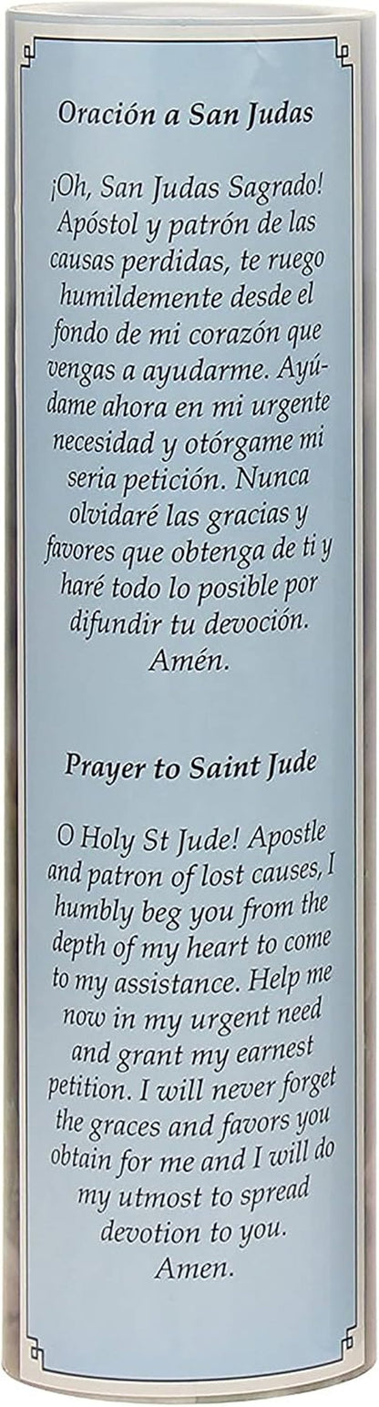 St. Jude Flameless LED Devotional Prayer Candle with Automatic Timer3