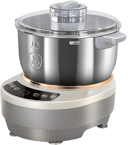 Stainless Steel Household Dough Maker,Ferment Function Dough Mixer,Electric Kitchen Stand Mixer with Microcomputer Timing,7L1