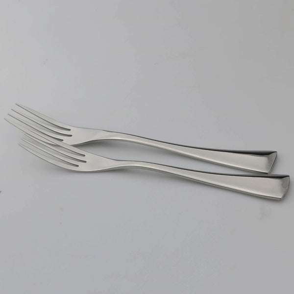 18/10 Stainless Steel Flatware Set, Serrated Steak Knife, Mirror Polishing Silver, Service for 46