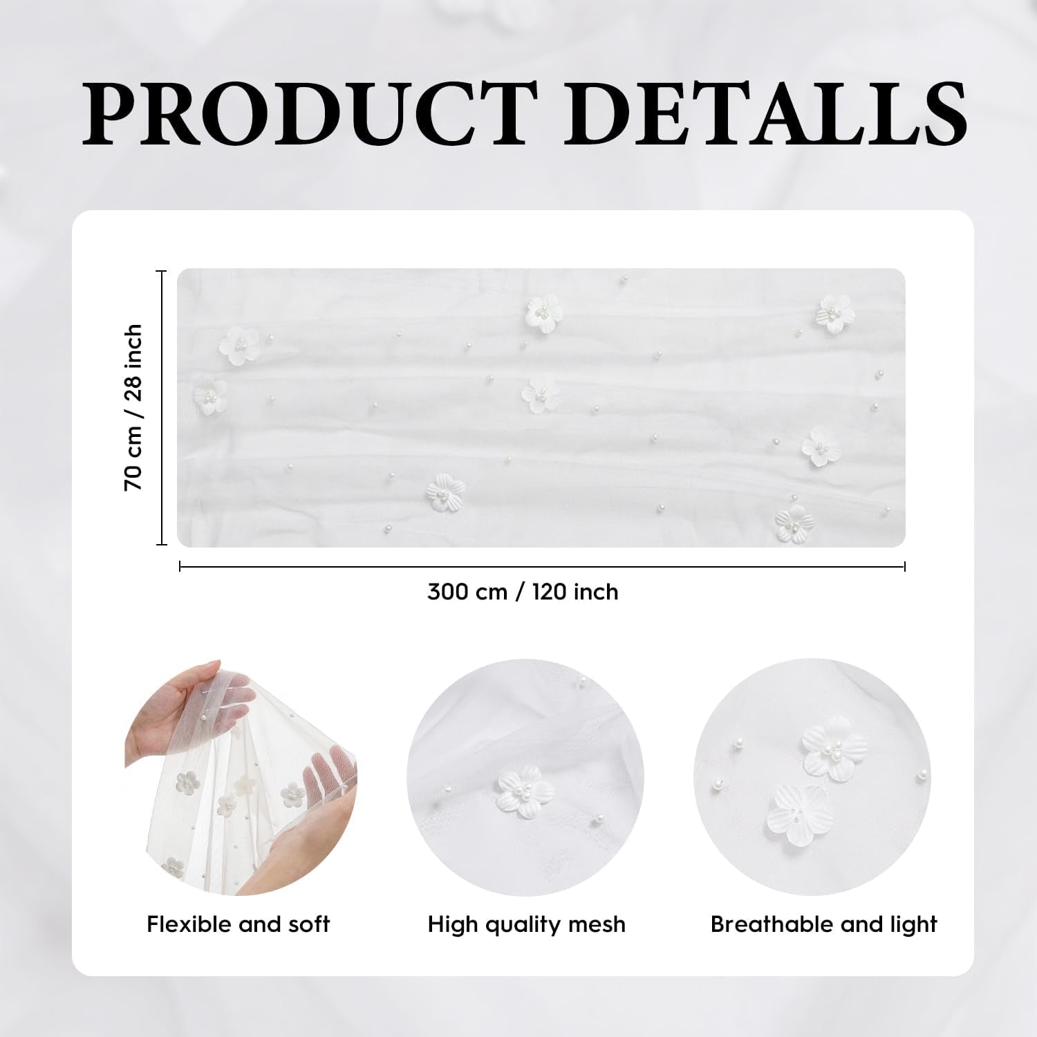 flower-pearl-white-gauze-table-runner-10ft-seasonal-sheer-dining-holiday-wedding-birthday-baby-shower-table-decor-for-home-party