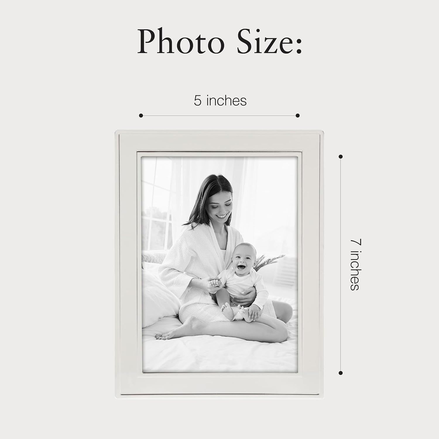 double-border-plain-silver-picture-frame-tarnish-resistant-finish-perfect-photo-frame-for-any-end-table-credenza-shelf-or-nightstand-silver-5x7