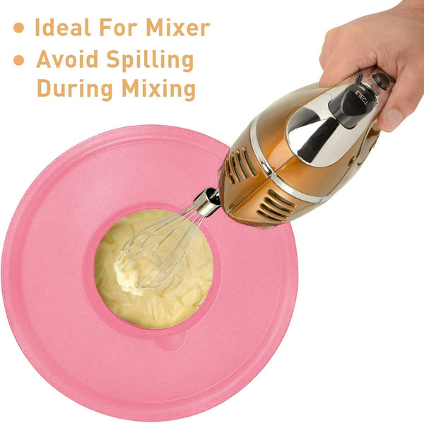 Mixing Bowls with Airtight Lids Set, 5PCS Stainless Steel Nesting Bowls for Kitchen, with Grater Attachments & Non-Slip Bottoms, Size 5, 3, 2, 1.5, 0.63 QT, for Baking & Serving (Colorful)6