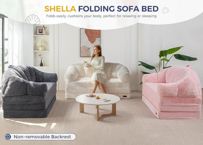 Folding Sofa Bed, 2 in 1 Convertible Sofa to Lounger3