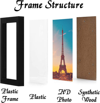 11X17 Picture Frame Set of 5, Black Photo Frames for Gallery Wall Hanging2