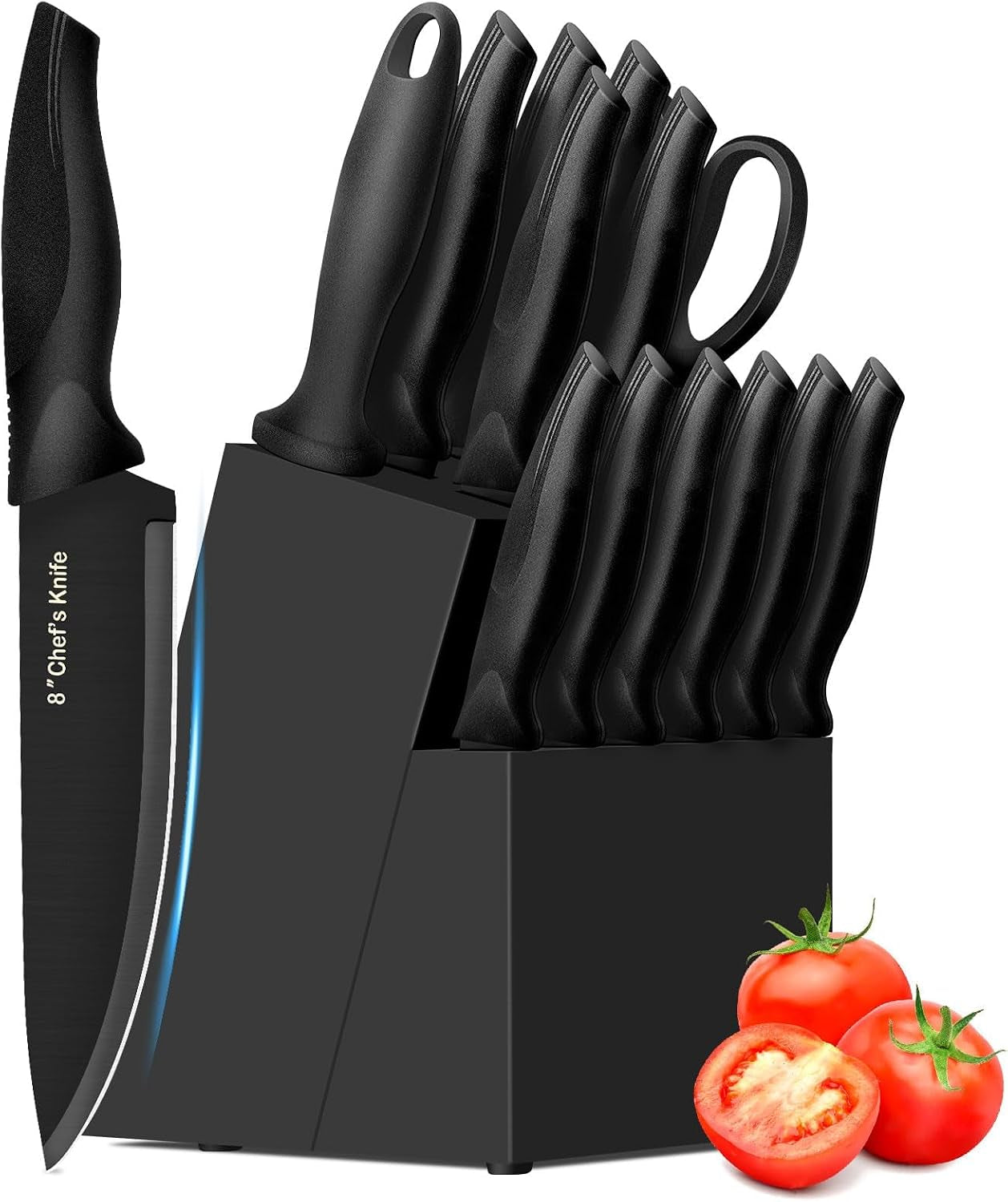 14-piece-black-kitchen-knife-block-set-with-built-in-sharpener-german-high-carbon-stainless-steel-blades-dishwasher-safe-ultra-sharp-edges-ergonomic-non-slip-handles