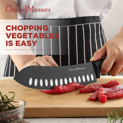 Butcher Breaking Knife, 7 Inch Bullnose Knife5