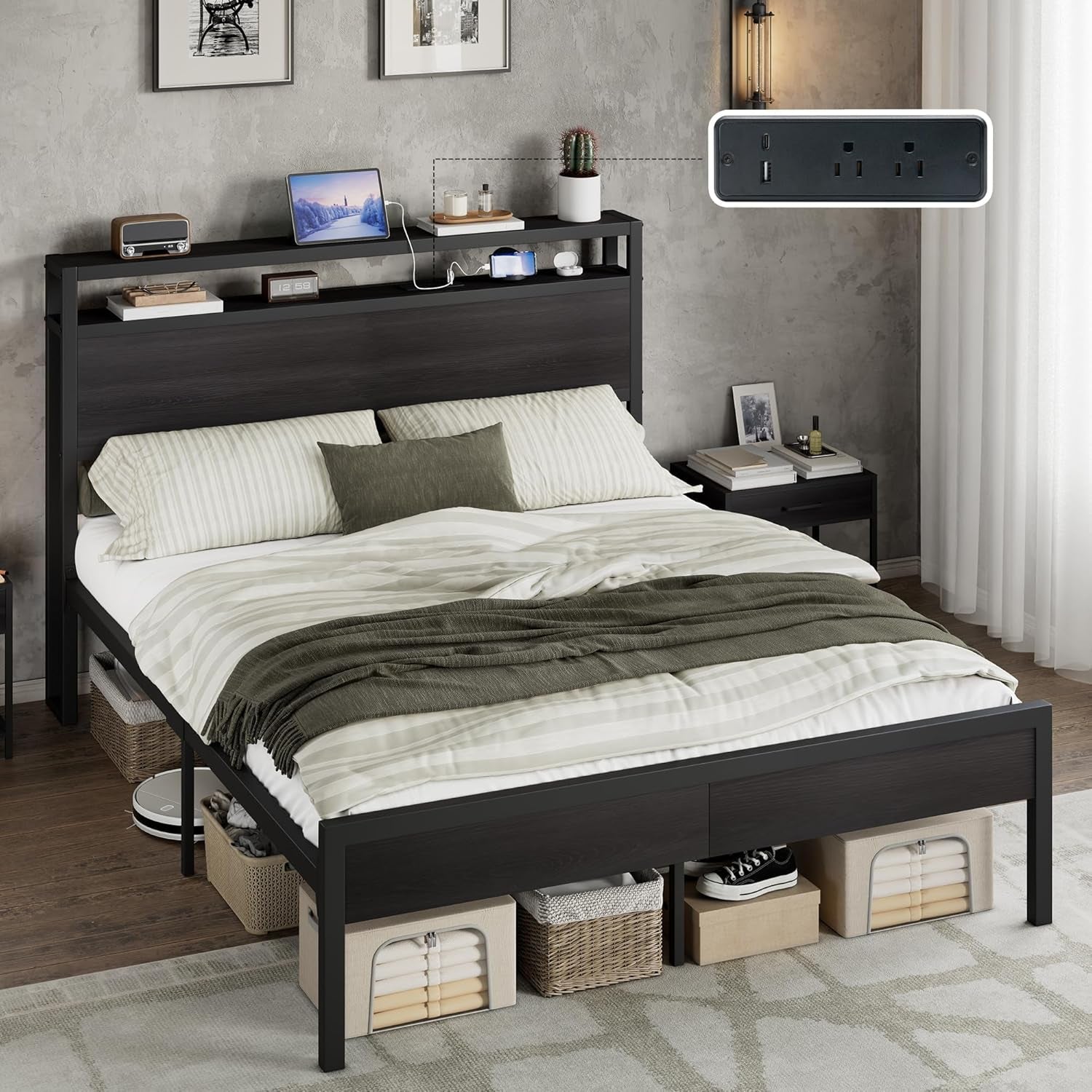 queen-size-platform-bed-frame-with-charging-station