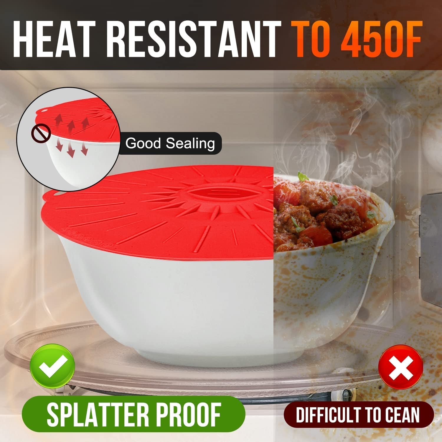 silicone-lids-5-pack-heat-resistant-microwave-splatter-cover-reusable-silicone-suction-lids-for-food-storage-fits-bowls-cups-skillets-plates-pots-pans-stovetop-oven-fridge-safe