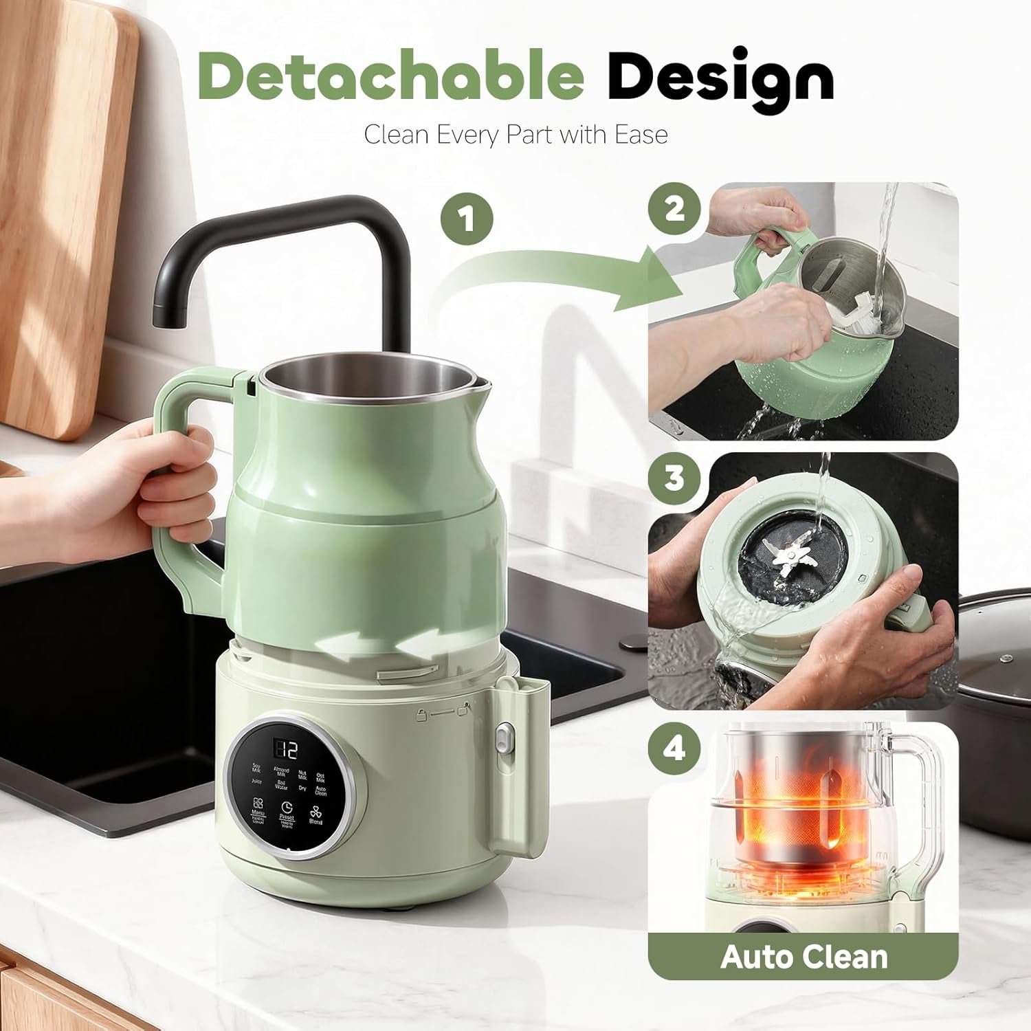 nut-milk-maker-machine-soy-milk-oat-milk-maker-with-8-presets-high-speed-blender-auto-clean-delay-start-33oz-almond-milk-maker-for-plant-based-dairy-free-beverages-green
