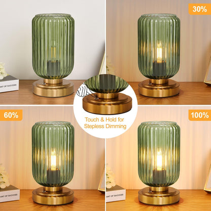Cordless Table Lamp for Bedroom, Touch Stepless Dimmable3
