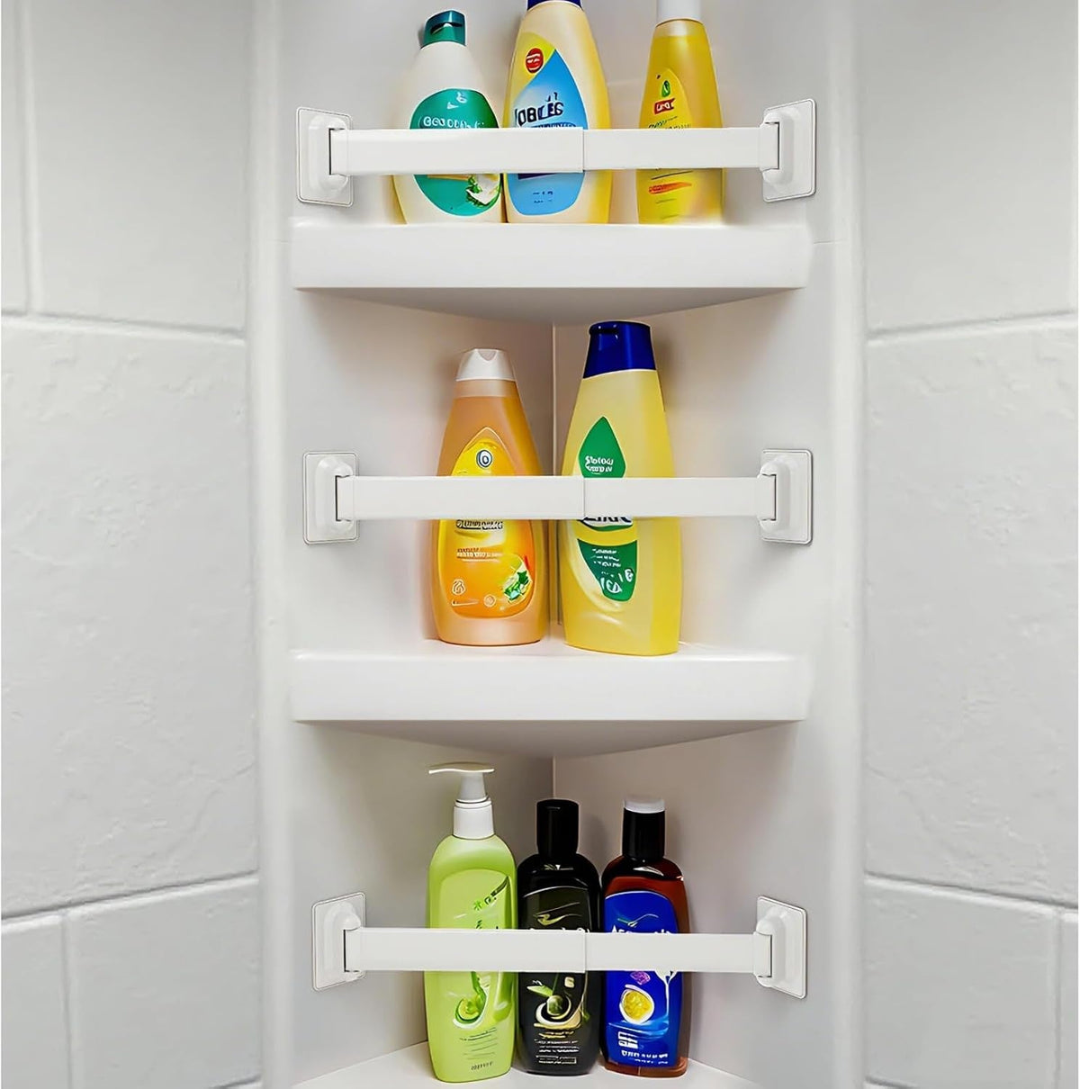 aluminum-rv-shower-corner-storage-bars-for-bathroom-organization