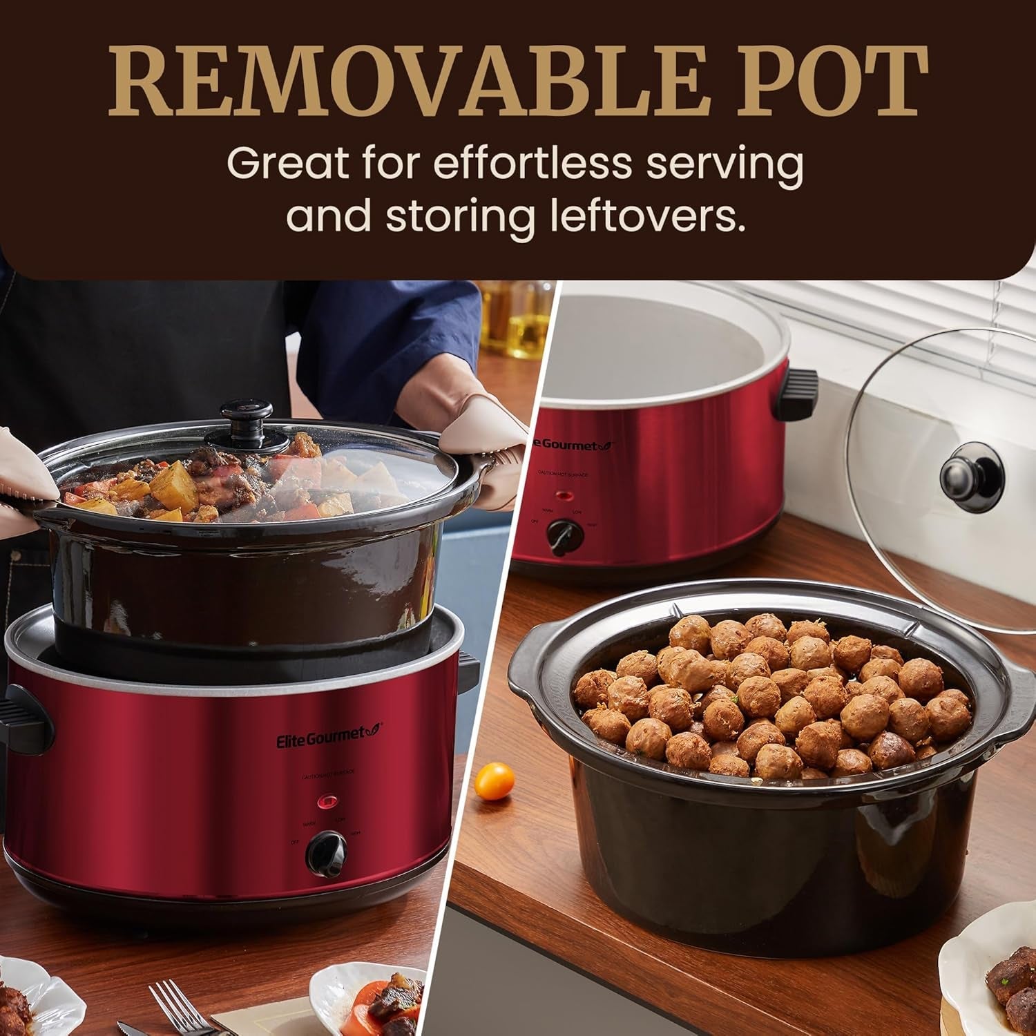 mst-900rxt-electric-ceramic-slow-cooker-8-5-qt-metallic-red-adjustable-temp-dishwasher-safe-glass-lid-crock-great-for-entrees-sauces-stews-dips
