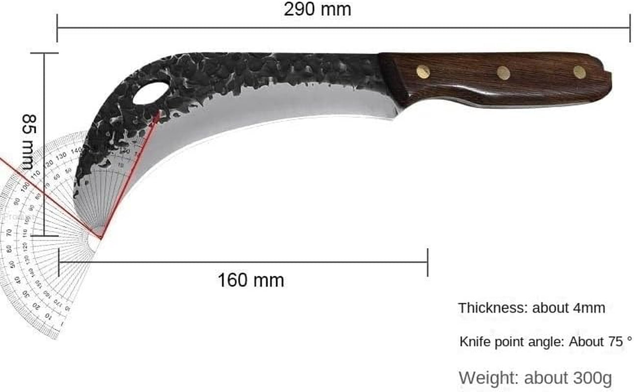 meat-cleaver-portable-hammer-patterned-sickle-forged-durian-knife-outdoor-slaughtering-utility-knives-with-sheath