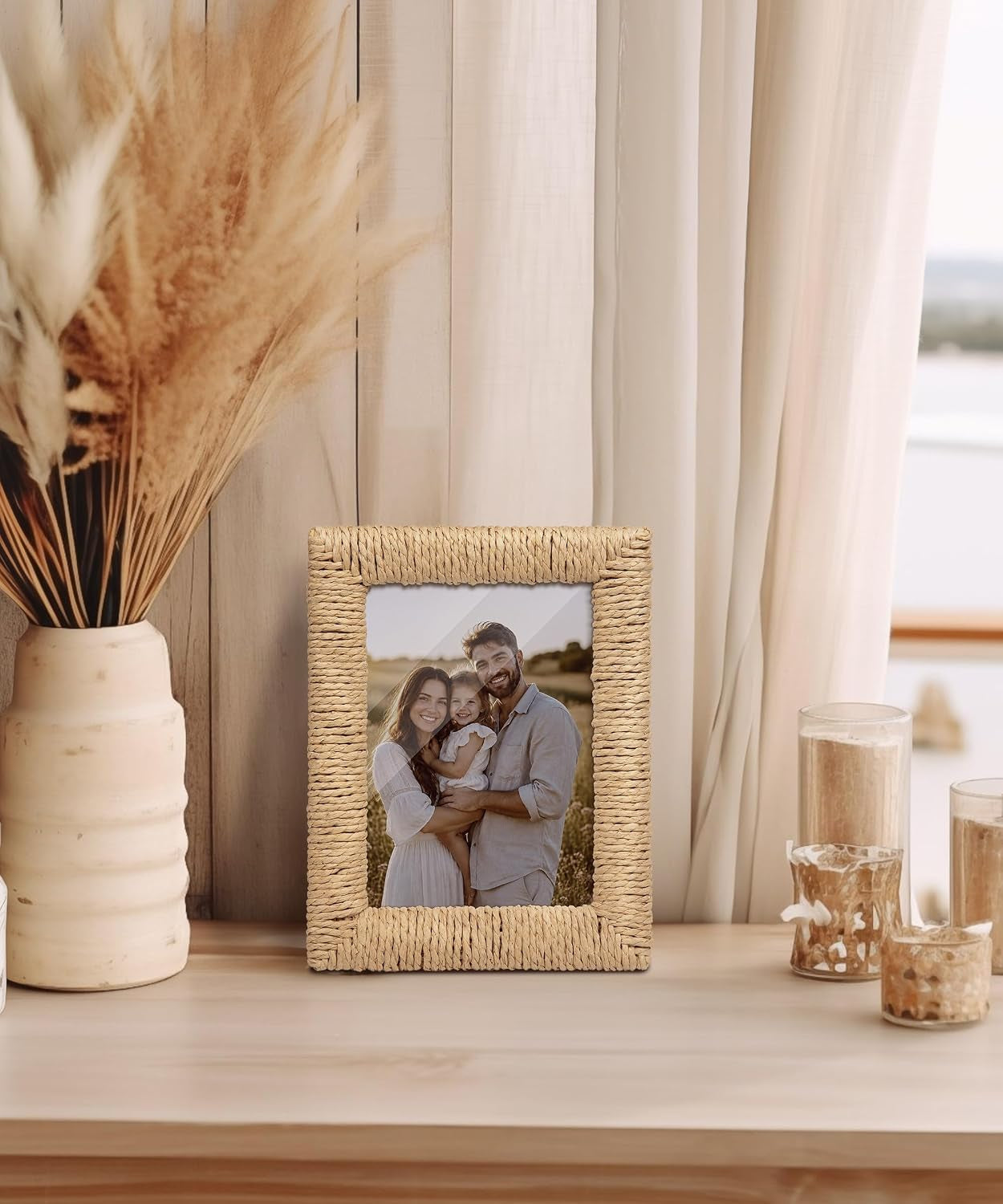 boho-5x7-picture-frame-rattan-photo-frame
