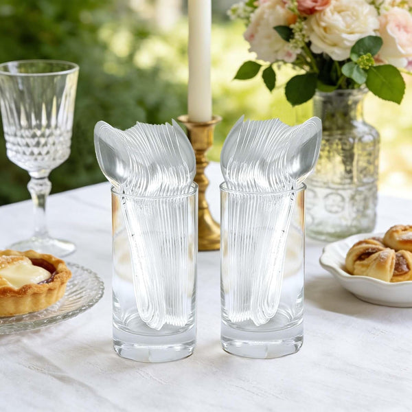 1000 Count Clear Disposable Plastic Spoons, Plastic Silverware4