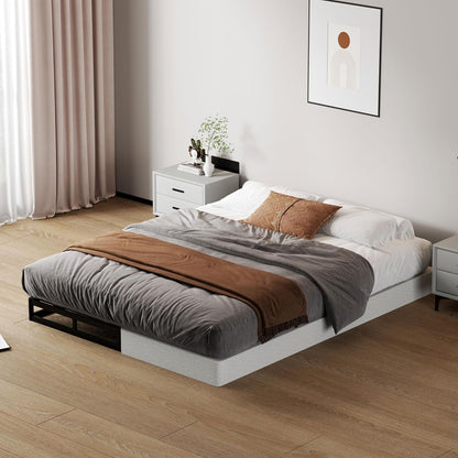 Queen Size Box Springs - 5 Inch Low Profile Mattress Foundation No Noise Heavy Duty Metal Basics Bed Base with Clean Fabric Cover, Easy Assembly6