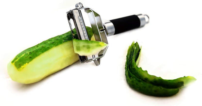 PRO Zester & Grater and Dual Julienne & Vegetable Peeler - Non-Slip Comfortable Handle - Amazing Tools for Making Delicious Salads and Veggie Noodles - 2 Item Bundle6