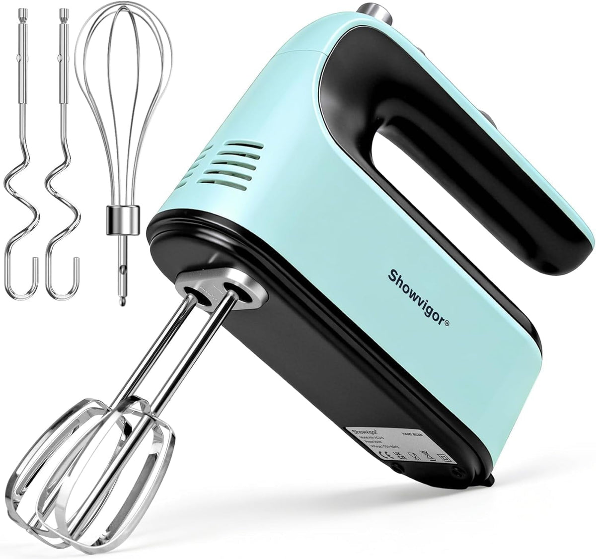 electric-hand-mixer-adjustable-speed-300w-handheld-mixer-electric-whisk-with-5-stainless-steel-accessories-turbo-boost-self-control-speed-eject-button-food-beater-for-cakes-eggs