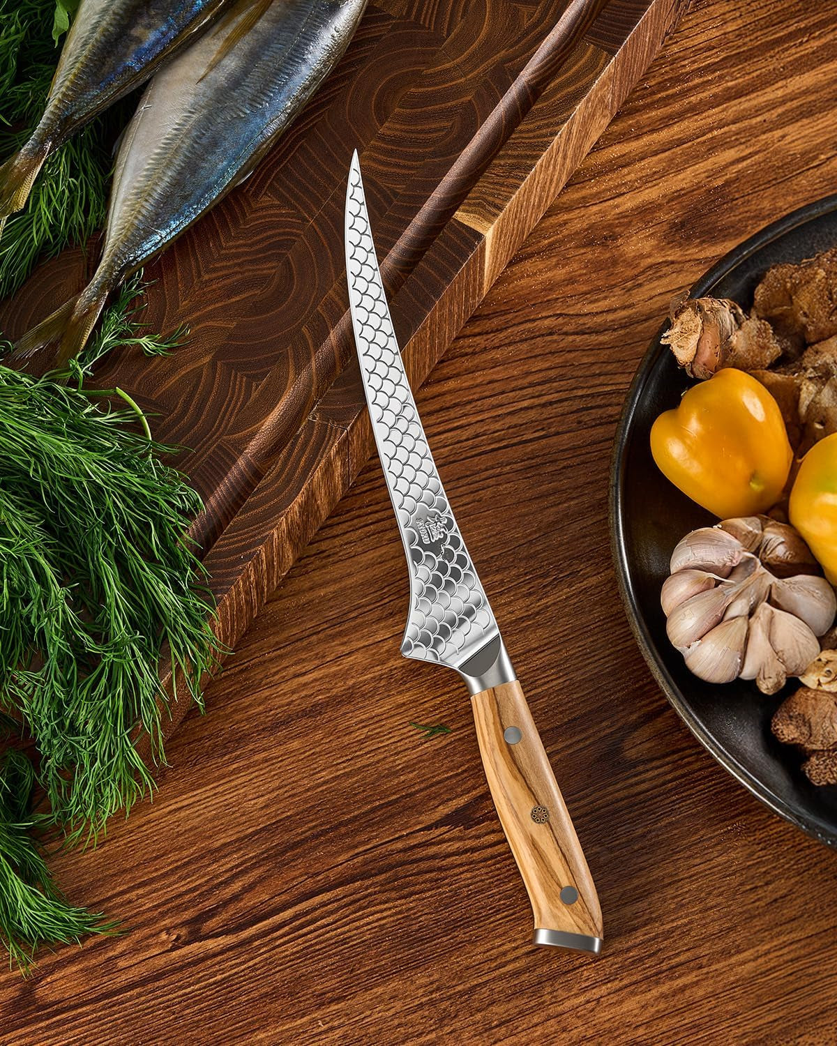 7-in-japanese-fillet-knife-koi-series-fish-boning-knife-with-olive-wood-handle-koi-scale-pattern-high-carbon-stainless-steel-full-tang-fish-deboning-with-protective-sheath-gift-box