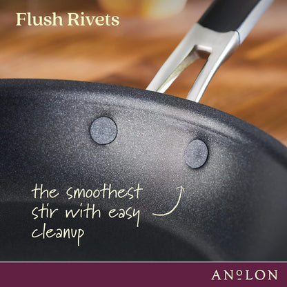 Smart Stack Hard-Anodized Nonstick Frying Pan Set, 10 & 12-Inch | Durable Skillet Set, Stackable Design for Easy Storage, Durable Construction, in Black9