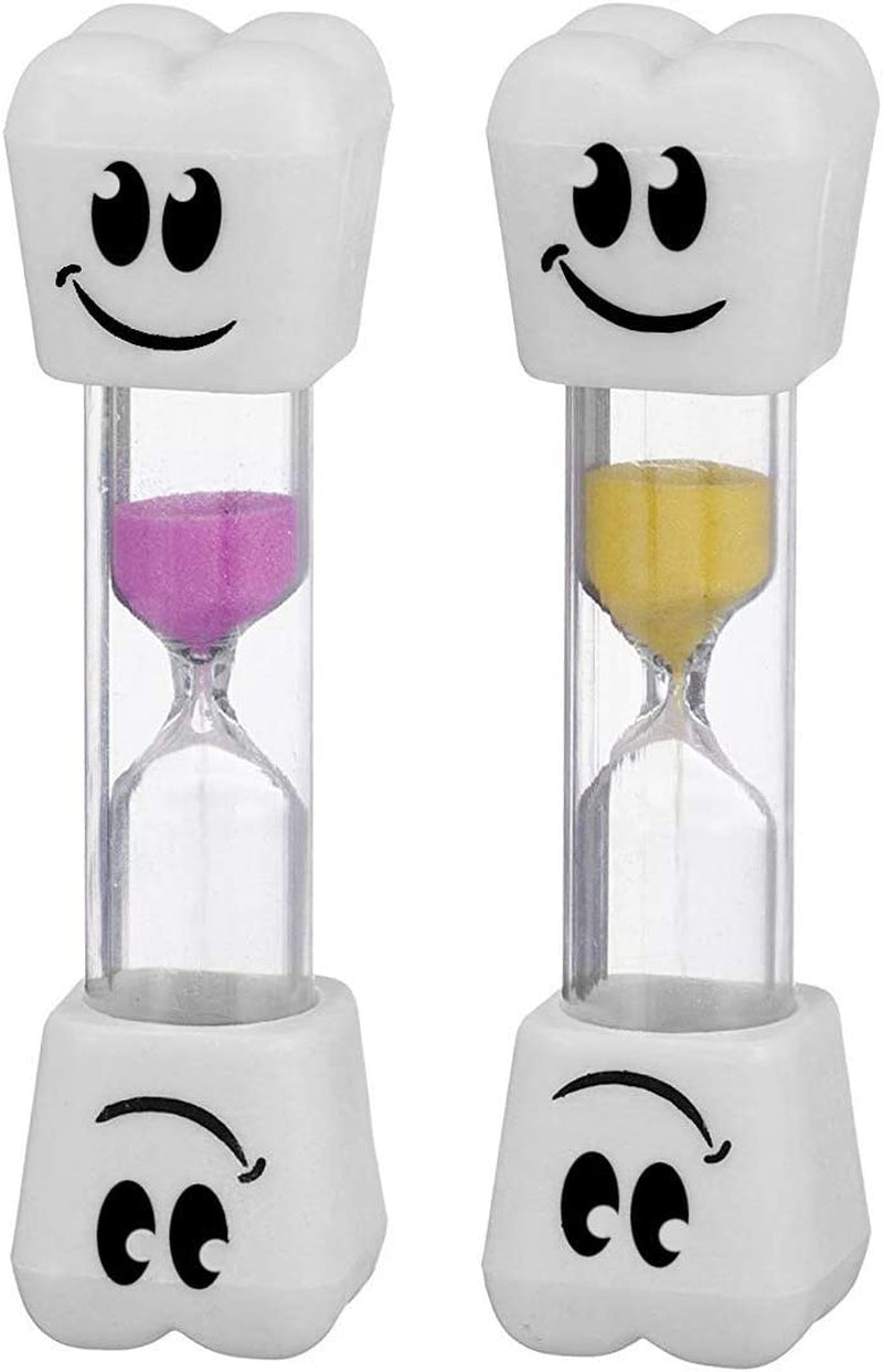 smile-tooth-2-minute-sand-timer-assorted-colors-2-pack