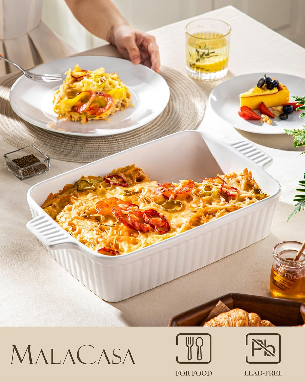 4-4qt-ceramic-casserole-dishes-for-oven-9x13-baking-dishes-white-rectangular-lasagna-pan-with-handles-ceramic-baking-dish-deep-roasting-pan-microwave-and-dishwasher-safe-wedding-gift