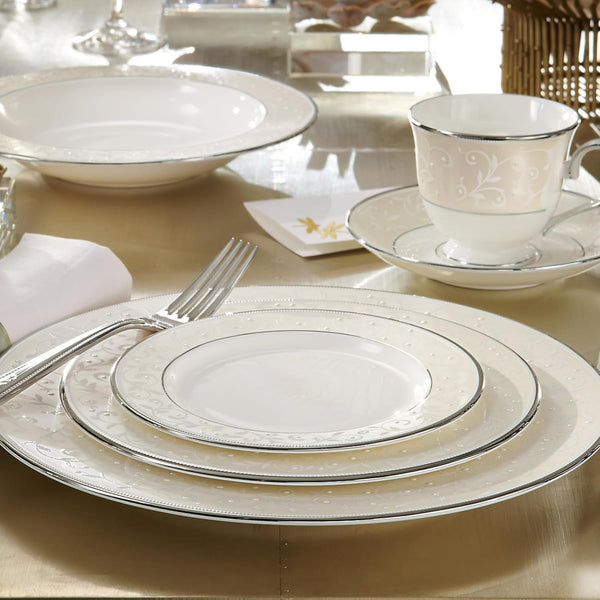 Opal Innocence Bone China 5-Piece Dinnerware Set for 18