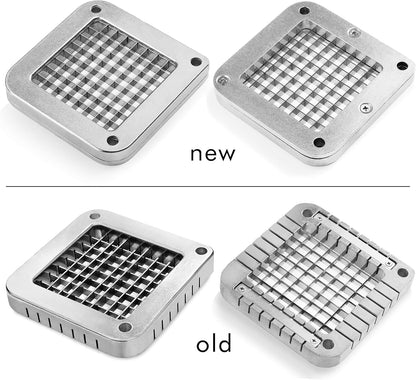 Commercial Grade French Fry Cutter with Complete Combo Sets, Die Cast Iron and 18/8 Stainless Steel, 1/4-Inch, 3/8-Inch, 1/2-Inch, 6-Wedge, and 8-Wedge Replacement Blades3