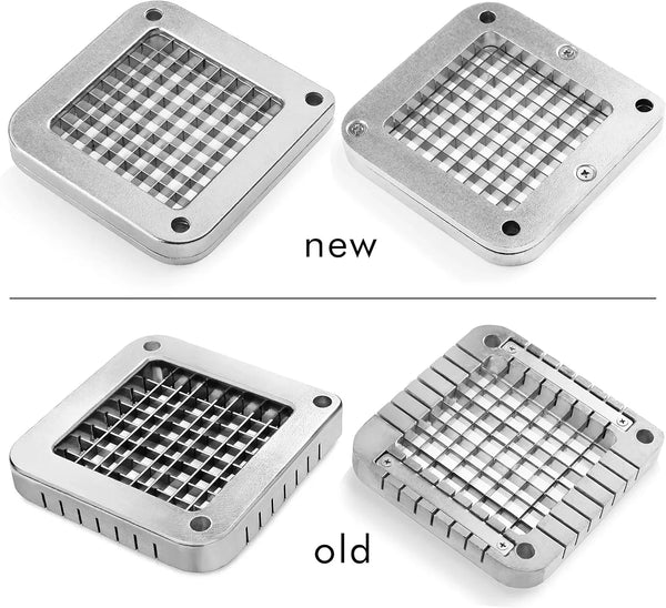 Commercial Grade French Fry Cutter with Complete Combo Sets, Die Cast Iron and 18/8 Stainless Steel, 1/4-Inch, 3/8-Inch, 1/2-Inch, 6-Wedge, and 8-Wedge Replacement Blades3