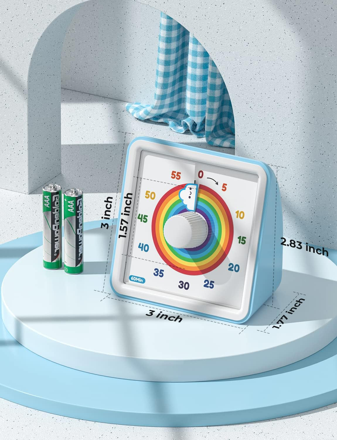 visual-timer-for-kids-60-minute-rainbow-countdown-timer-blue-non-ticking-3-volume-levels-with-mute-function-timer-for-kitchen-cooking-classroom-adhd-2-aaa-batteries-included