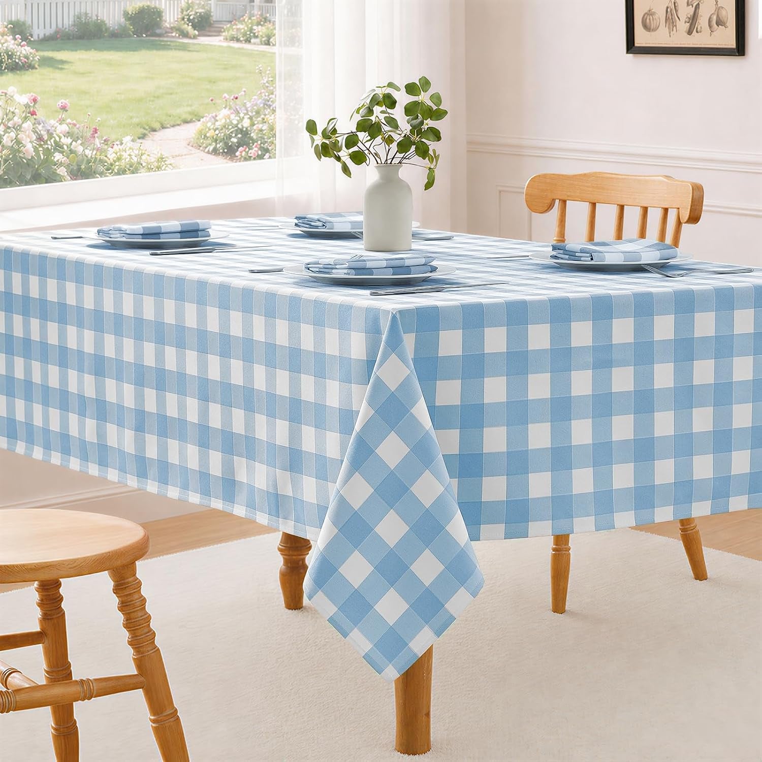 checkered-tablecloth-rectangle-waterproof-gingham-table-cloth-washable-buffalo-plaid-table-cover-wrinkle-free-for-kitchen-dining-and-outdoor-picnic-52-x-70-inch-light-blue-and-white