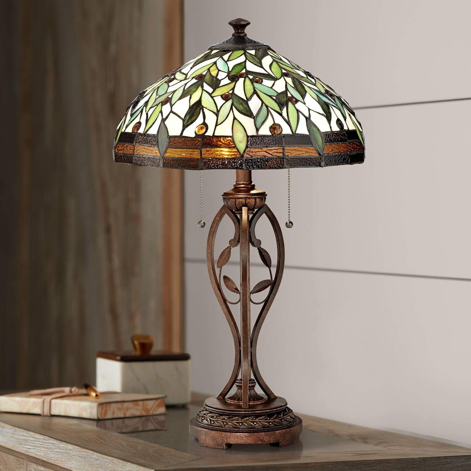 26-tall-table-lamp-blossoming-leaf-tiffany-style-cottage-glass