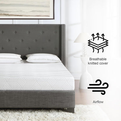 Twin Mattress in a Small Box with Medium-Firm Memory Foam | Twin Size Mattress with Good Support Removable and Washable Design Breathable Fabric for Kids and Adults5