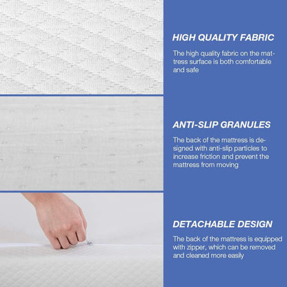 | 8 Inch Queen Mattress | Medium Firm | Gel Memory Foam | White5