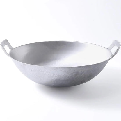 Kawali Filipino Wok, 13 in Aluminum Double-Handle Pan | Deep Round-Bottom Design, for Pancit, Stir-Frying and Shallow Frying, Gas and Outdoor Burner Use1