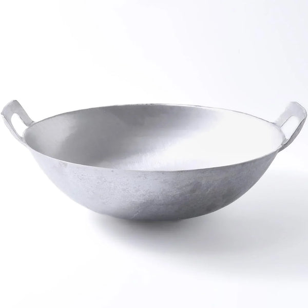 Kawali Filipino Wok, 13 in Aluminum Double-Handle Pan | Deep Round-Bottom Design, for Pancit, Stir-Frying and Shallow Frying, Gas and Outdoor Burner Use1