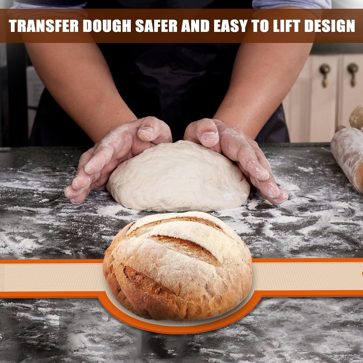 silicone-bread-sling-sourdough-transfer-nonstick-2-pack-round-easy-cleanup-reusable-baking-mats-sour-dough-tools-supplies-for-dutch-oven-orange
